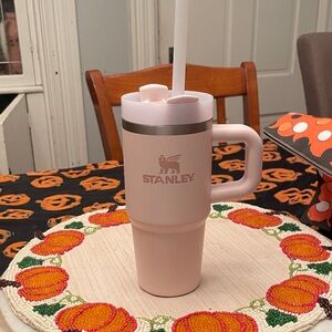 Stanley Light Pink Mug with Straw